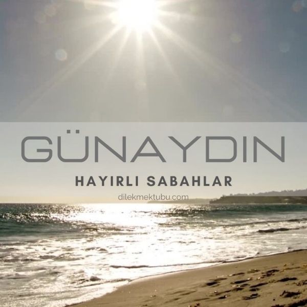 günaydın mesajı