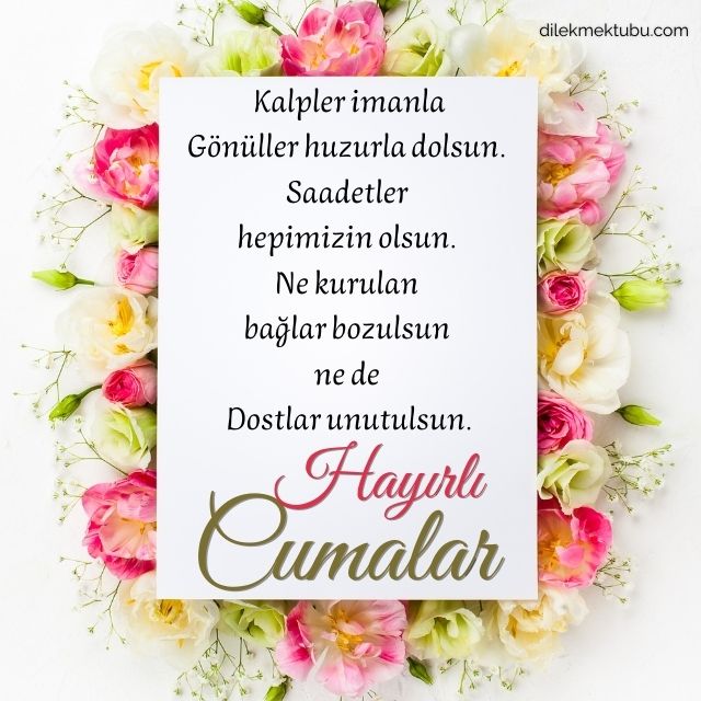 Resimlerle Yeni Cuma Mesajları