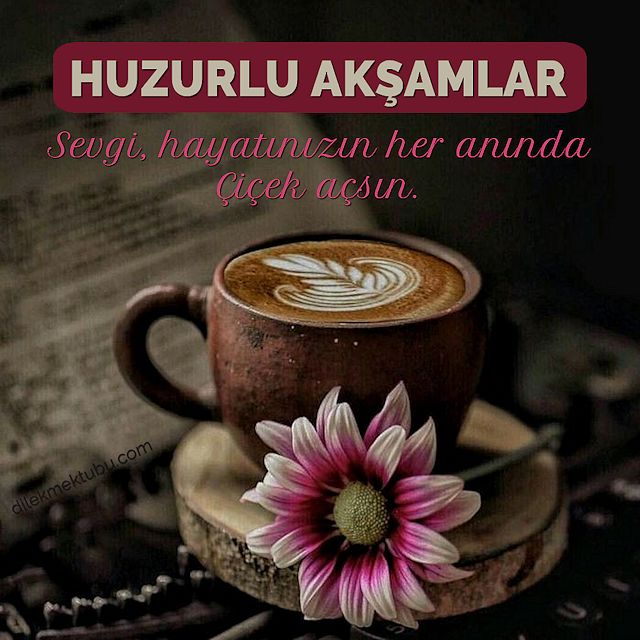 Hayırlı Huzurlu Akşamlar mesajları