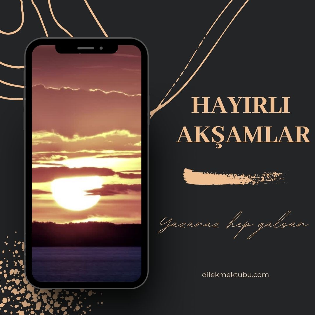 iyi akşamlar mesajı