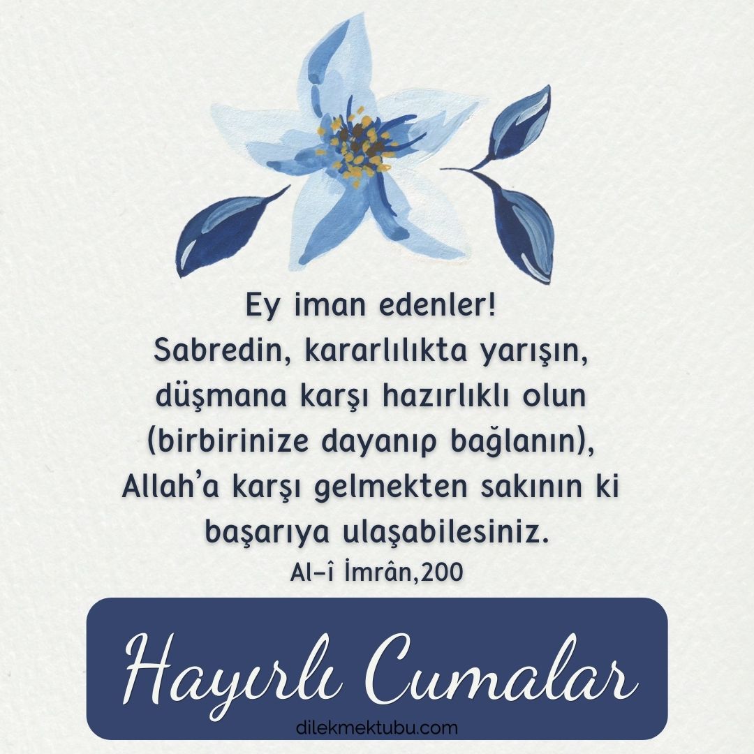 Mübarek Cuma Mesajları