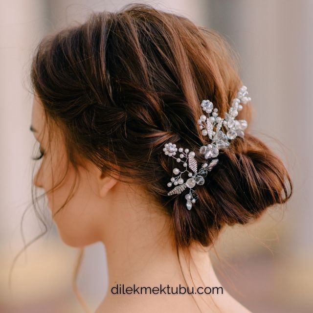 gelin Topuz Saç Modelleri