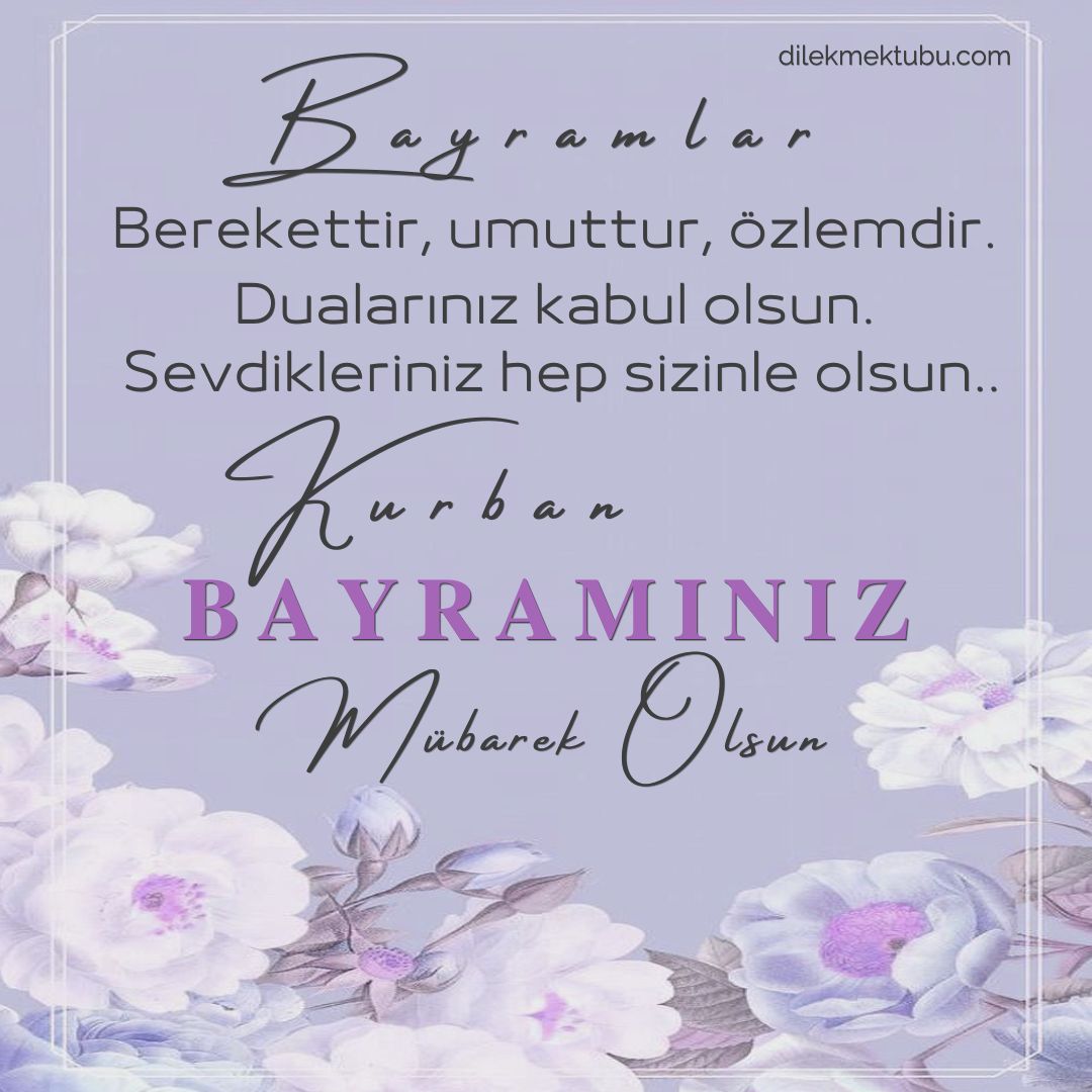 Kurban Bayramı Mesajları