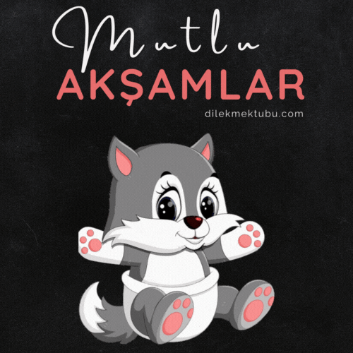 Hareketli Sevgi Dolu Resimli Akşam Mesajları