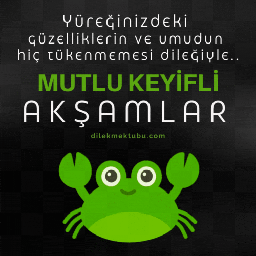 iyi akşamlar mesajı