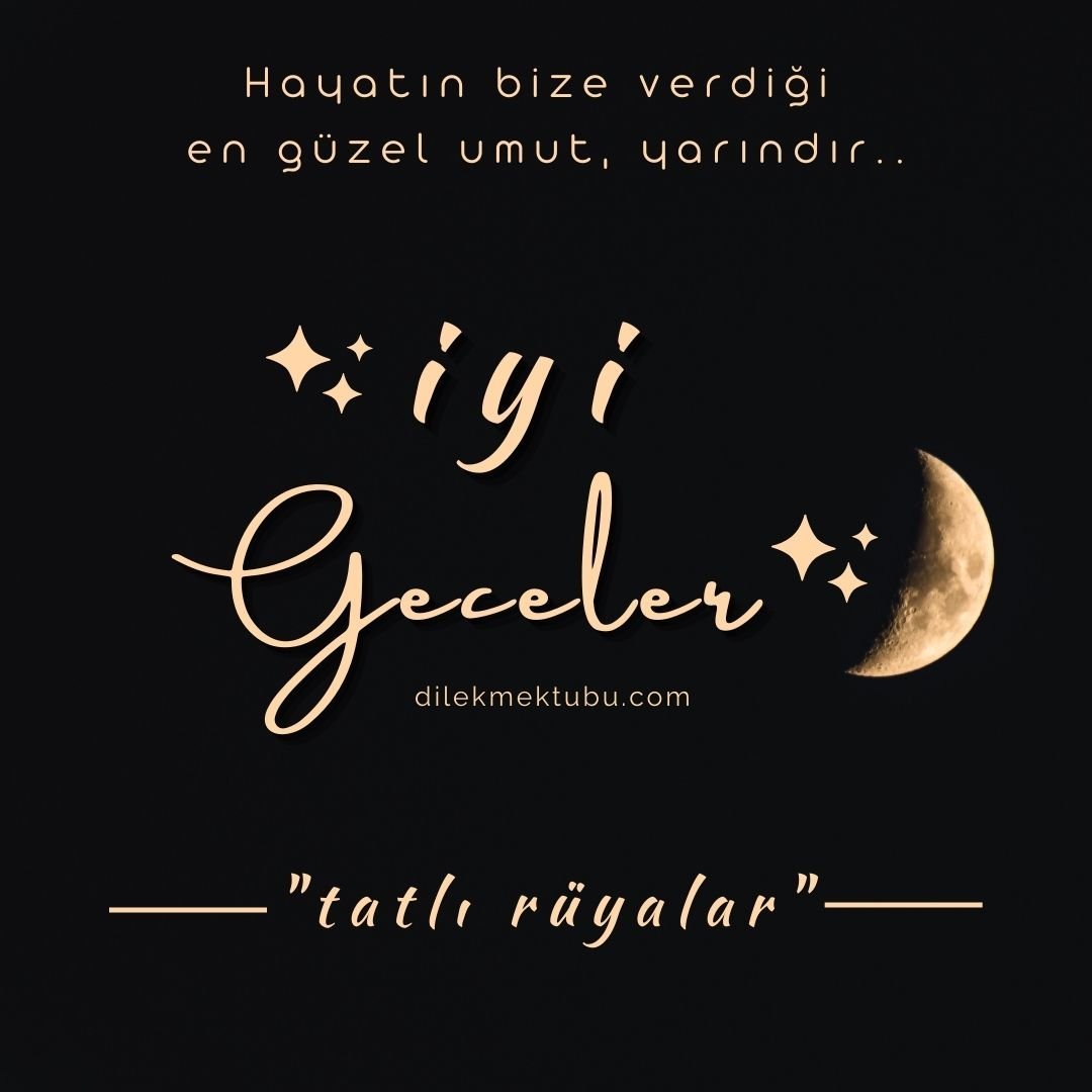 Resimli İyi Geceler Mesajları