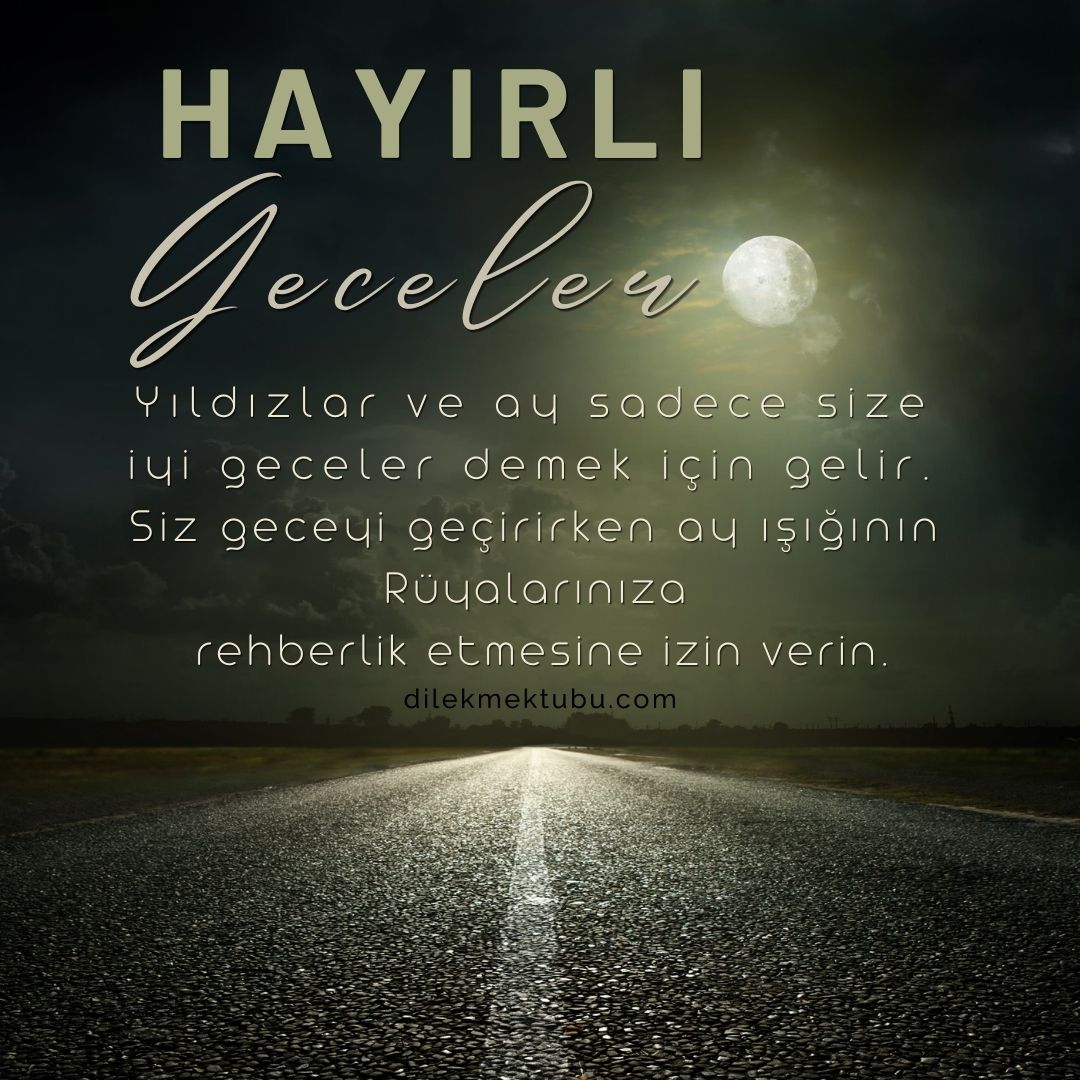 hayırlı geceler