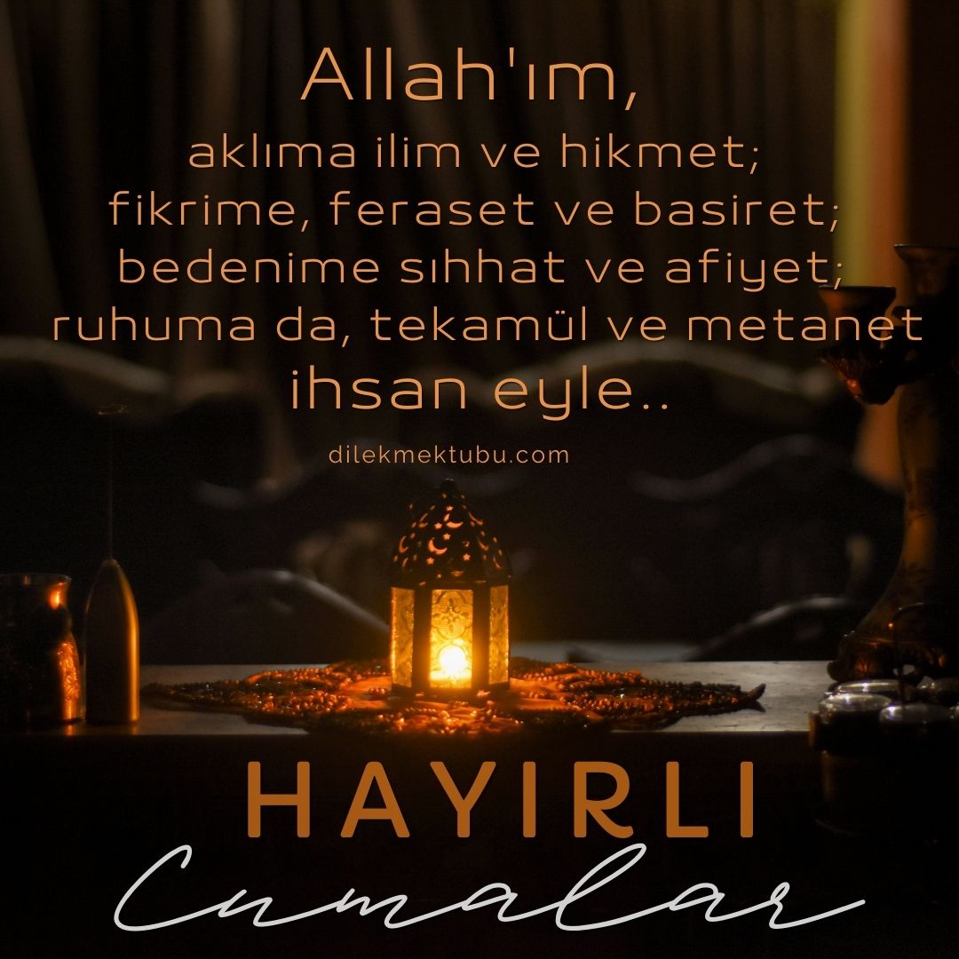 cumanız mübarek olsun