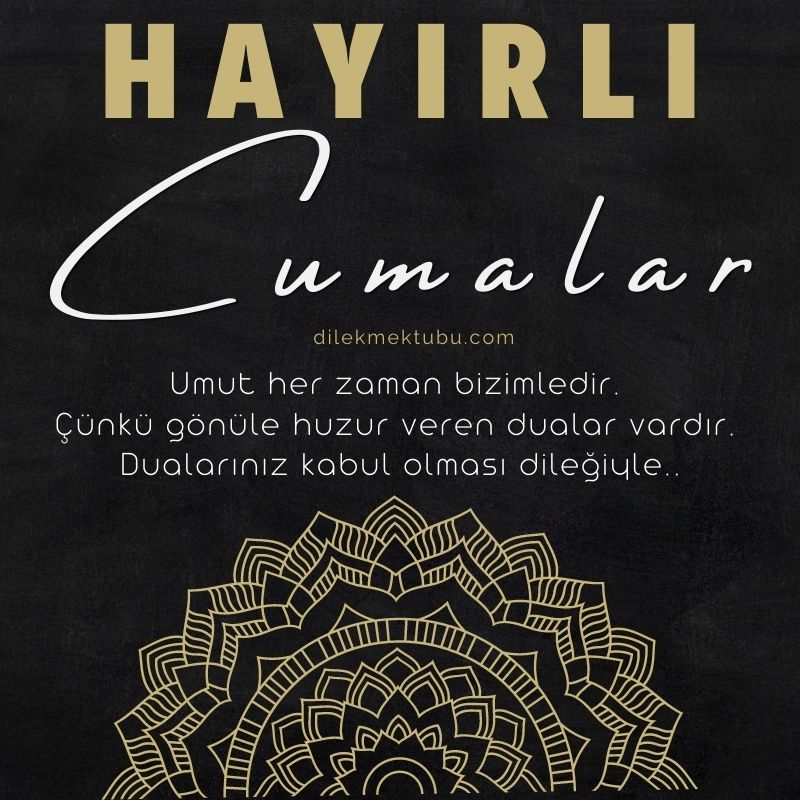 resimli cuma mesajı