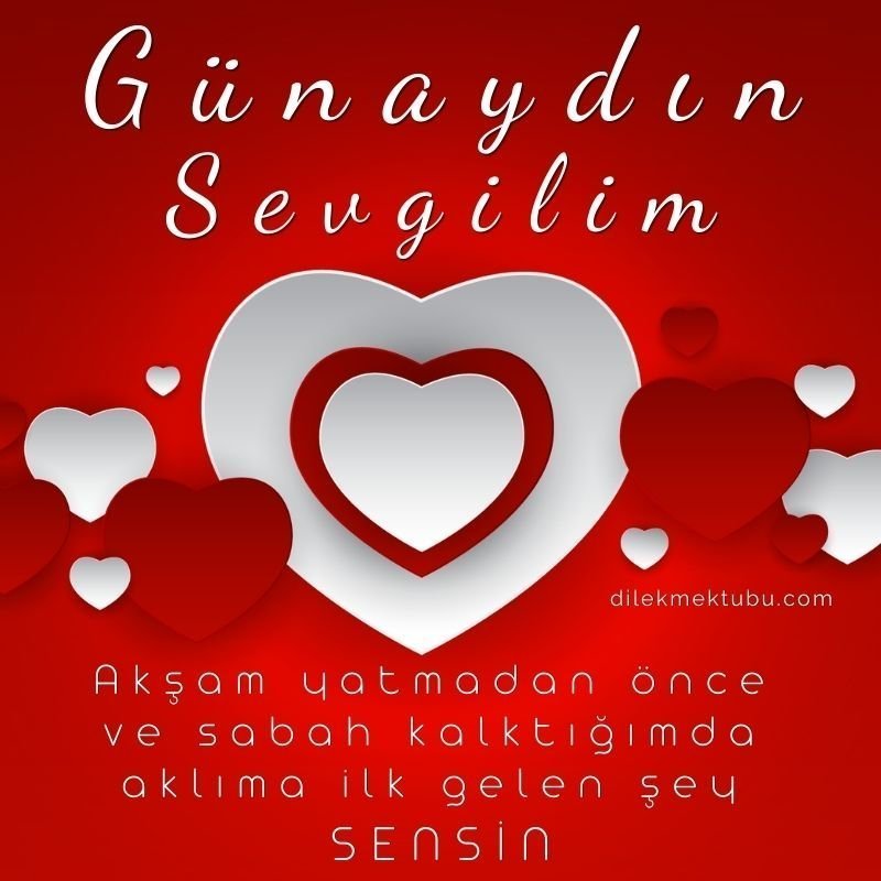 sevgililere günaydın mesajı