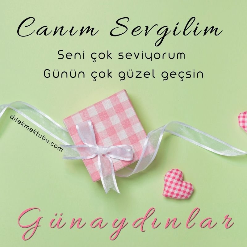 sevgiliye günaydın