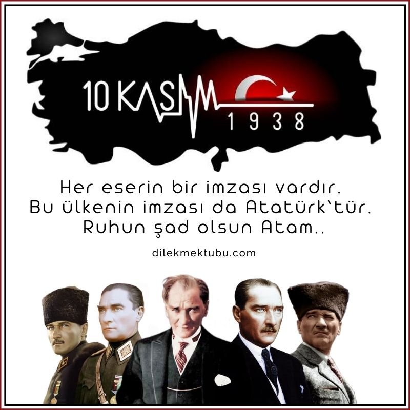 10 Kasım Atatürk'ü anma