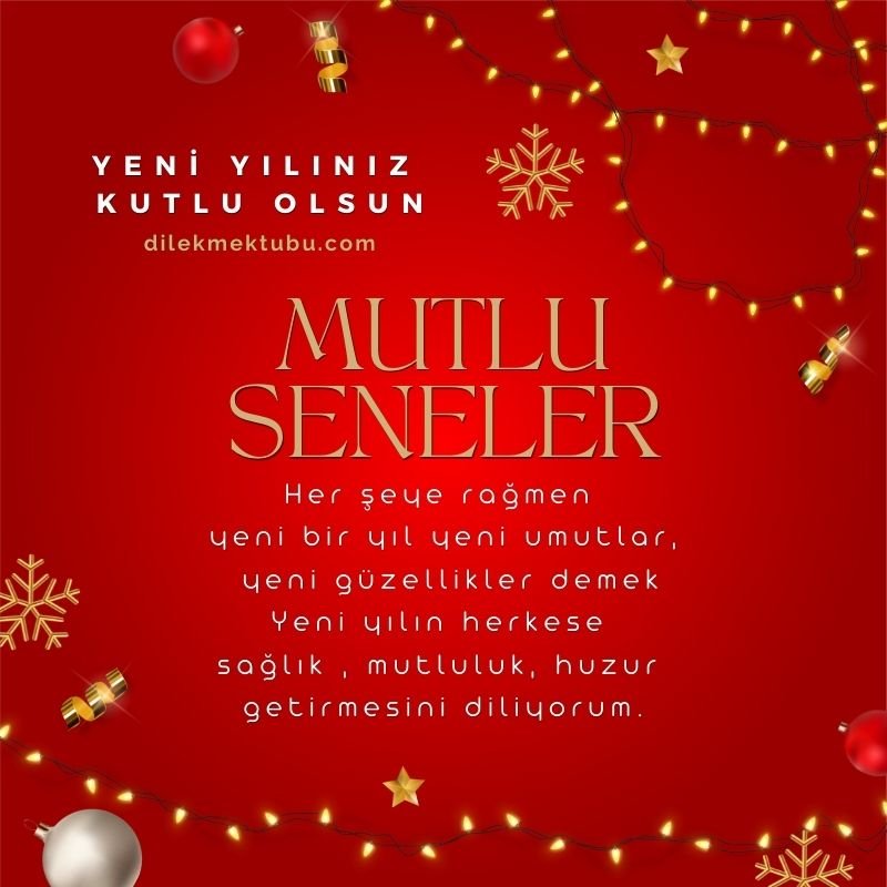 mutlu yılbaşı kartı