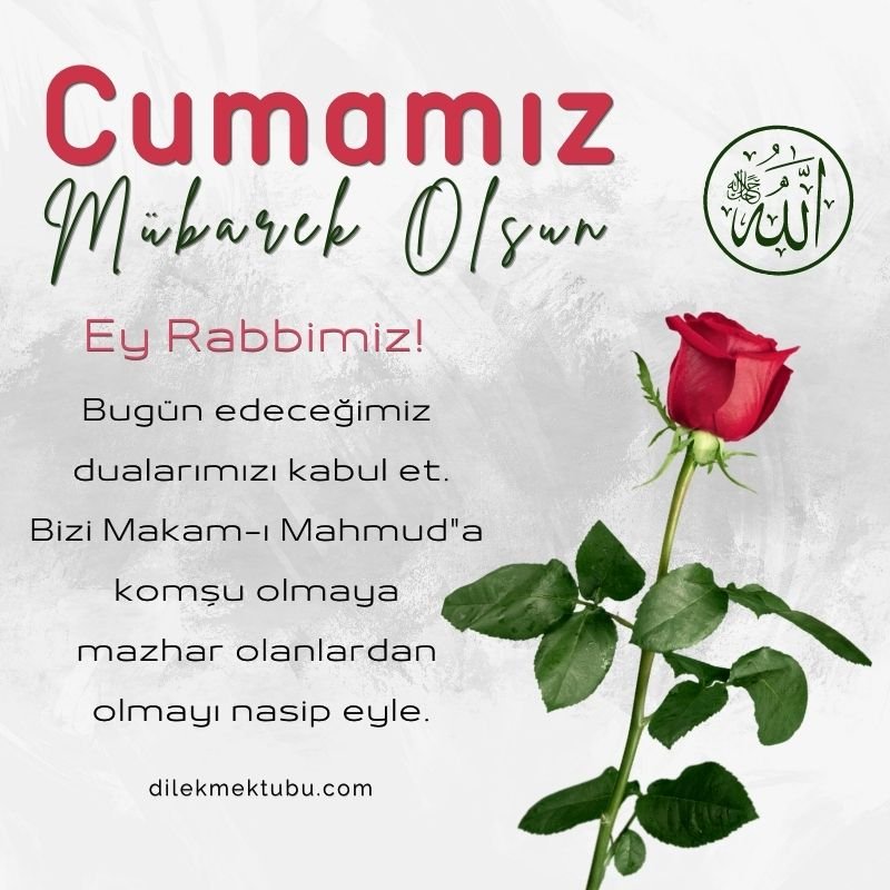 mübarek cuma mesajı