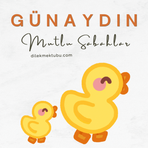 hareketli günaydın mesajı