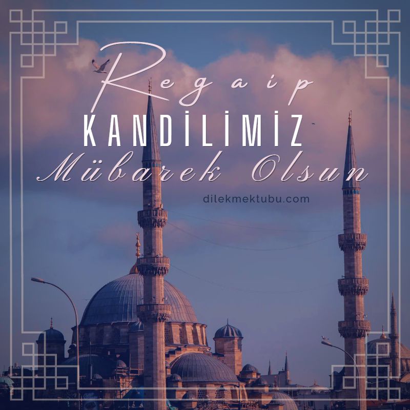 Regaip Kandili Mesajları Resimli 