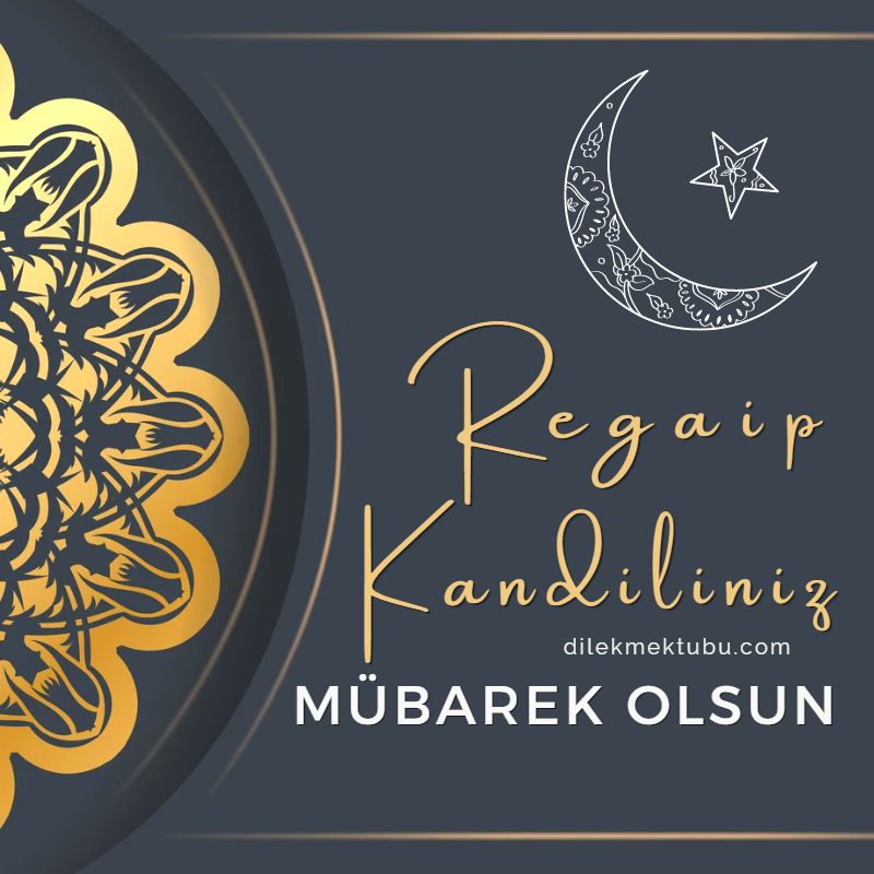 regaip kandili mesajı