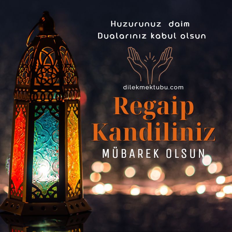 Regaip Kandilimiz mübarek olsun