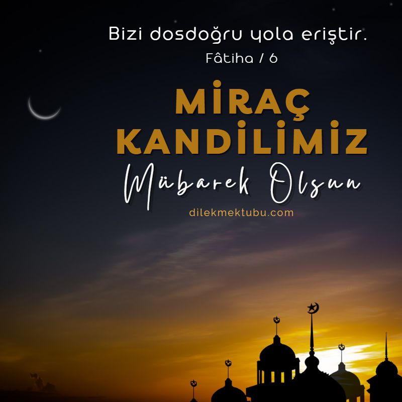 kandil kutlama mesajı