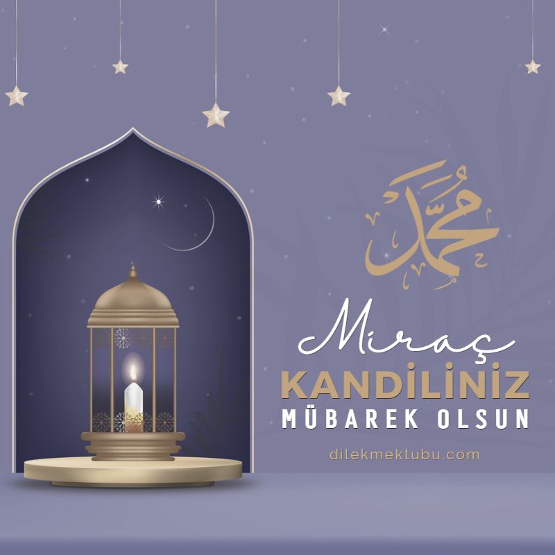 Miraç Kandili Mesajları Resimli 2023