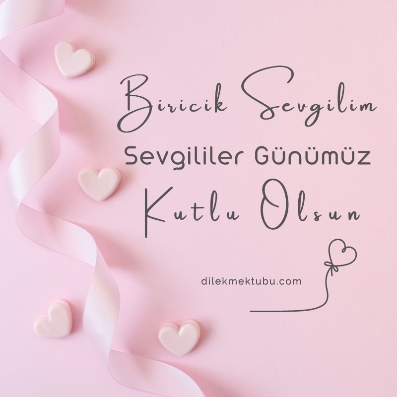 sevgililer günü kutlama mesajı