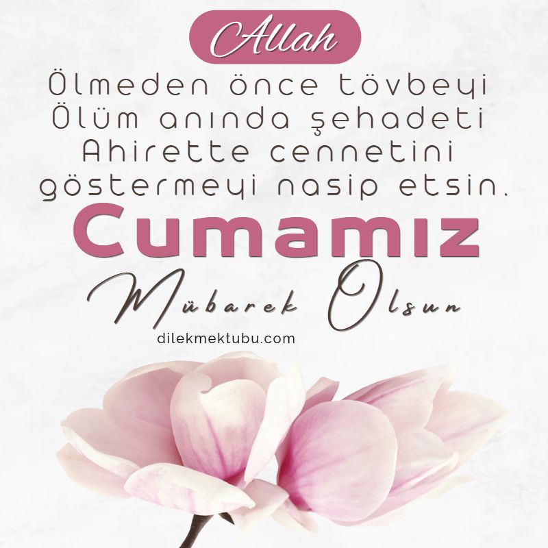 Cuma Mesajları Resimli Mart 2023