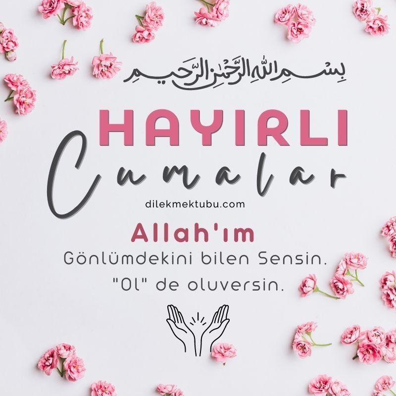 cuma kutlama mesajı