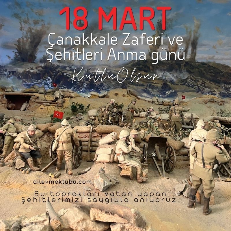 18 Mart Şehitlerini Saygıyla anıyoruz