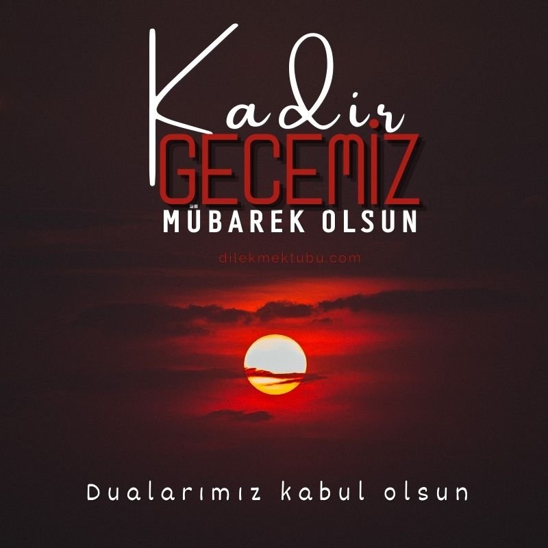 Dualı Kadir Gecesi Mesajları