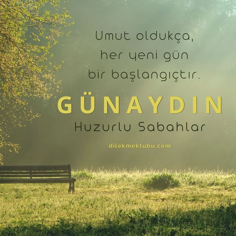 güzel sabahlar