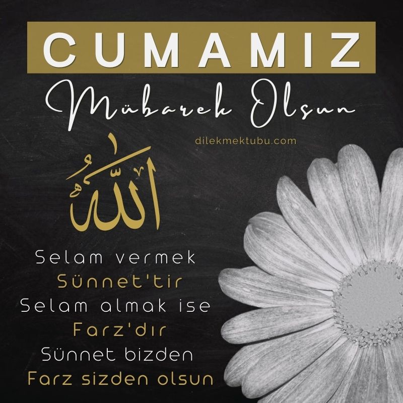 Çiçekli Cuma Mesajları 2023