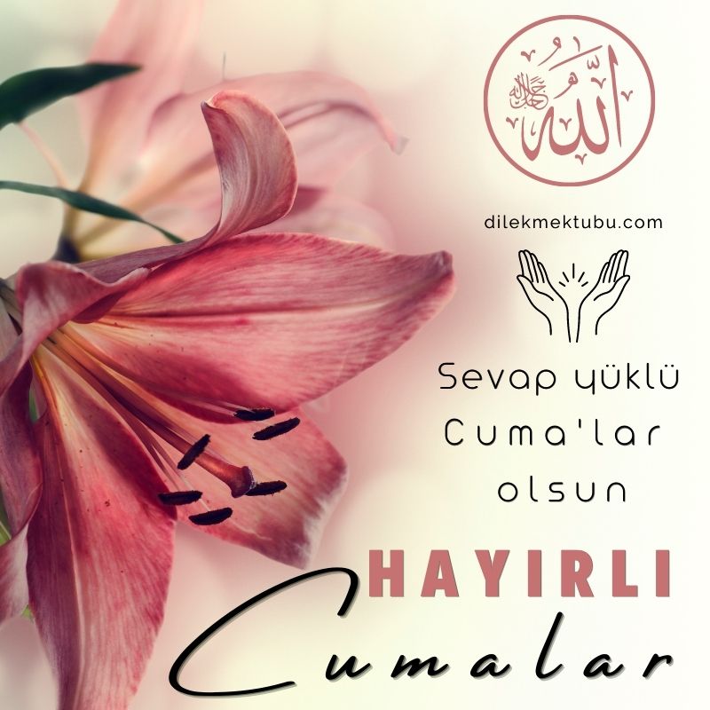 Çiçekli Cuma Mesajları 