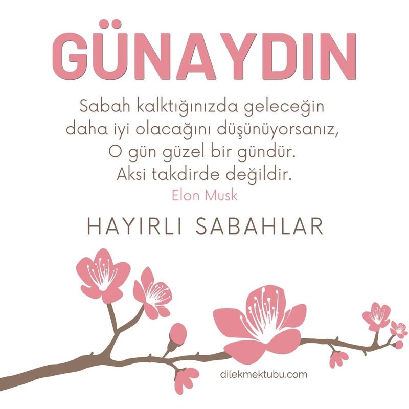 hayırlı sabahlar