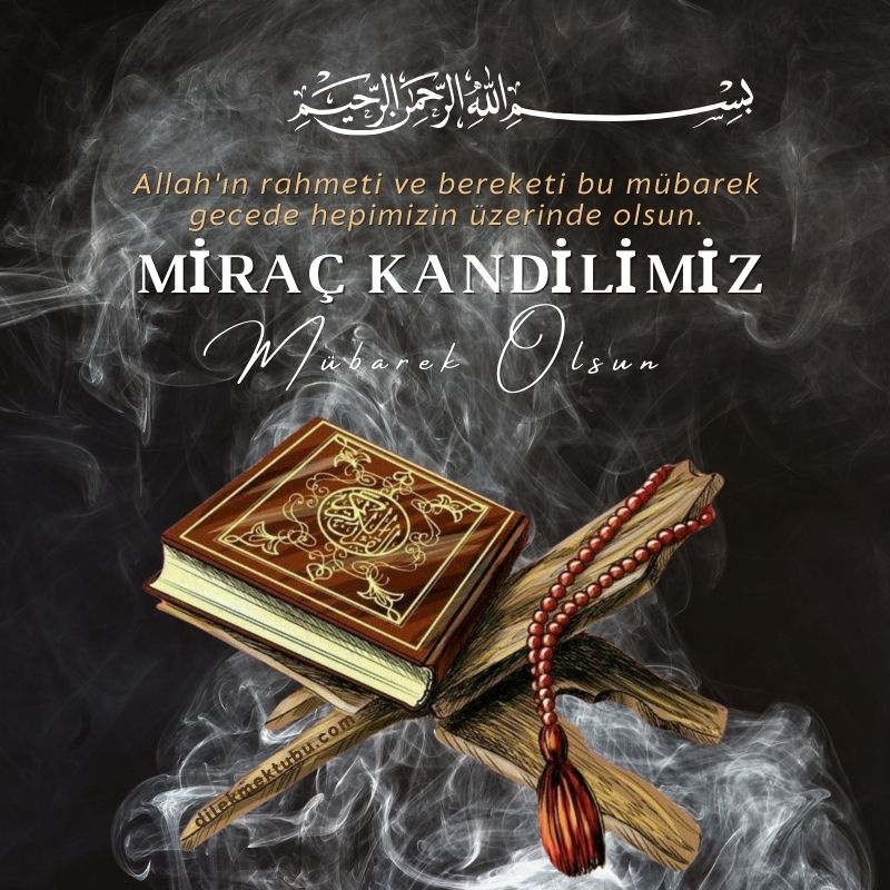 Miraç Kandili Mesajları Resimli / 2024