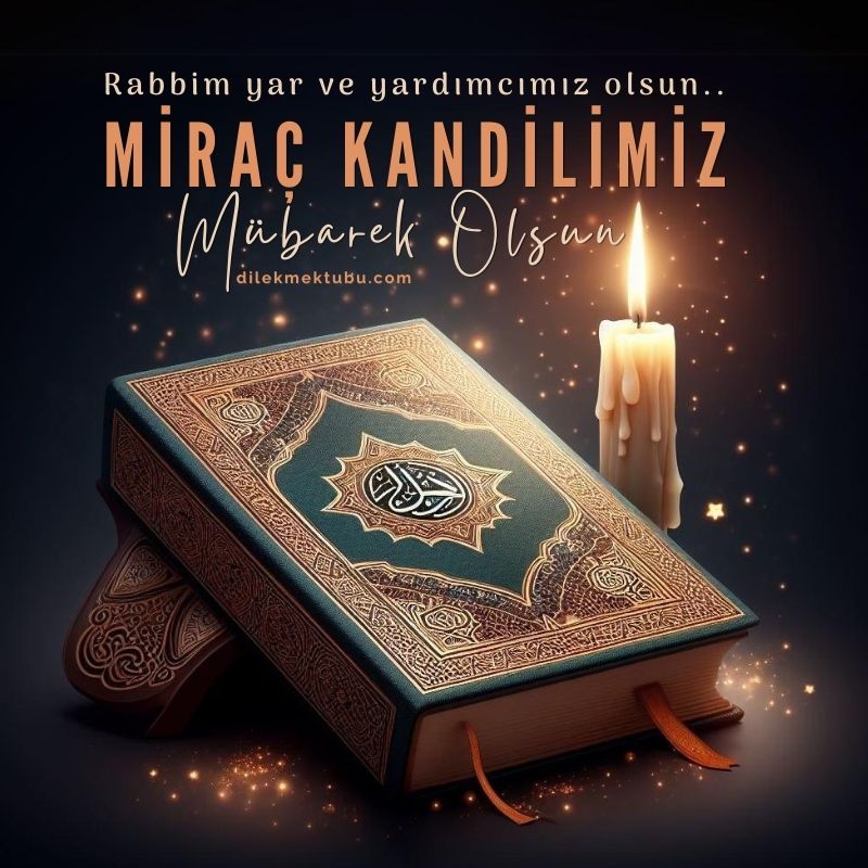 Miraç Kandili Mesajları Resimli / 2024