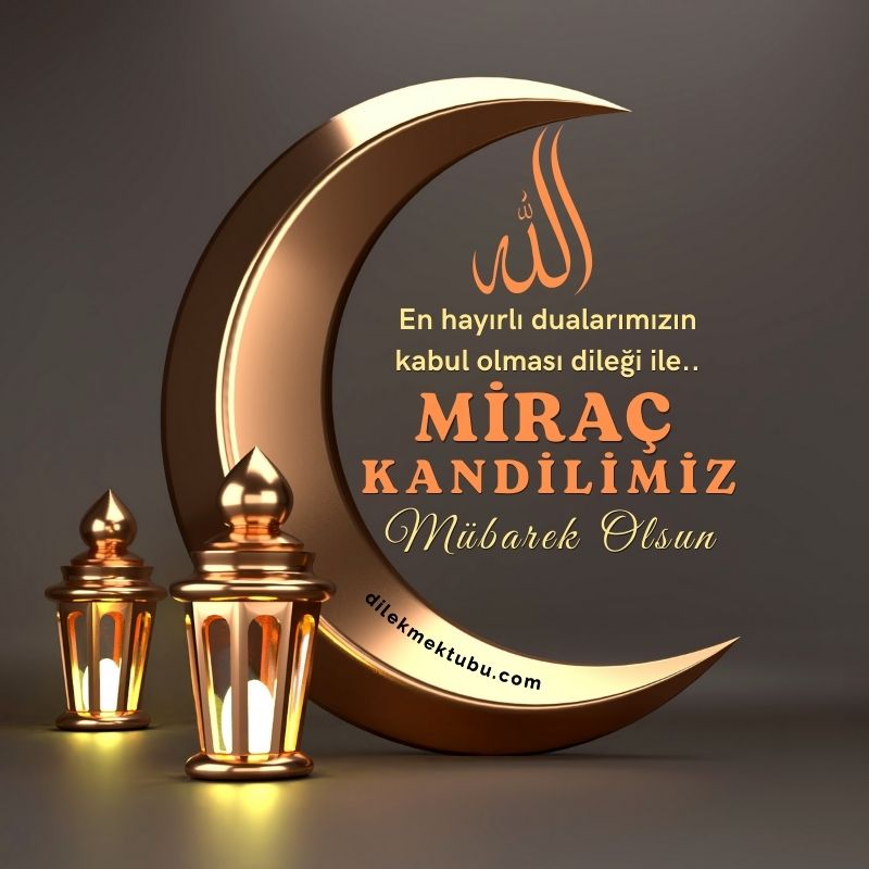 Resimli Miraç Kandili Mesajları 
