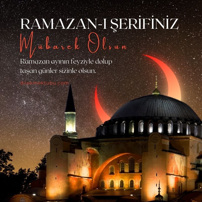 Ramazan ayınız mübarek olsun