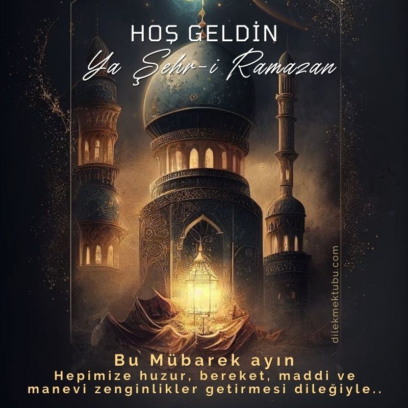 Hayırlı Ramazanlar 2024 Resimli mesajlar