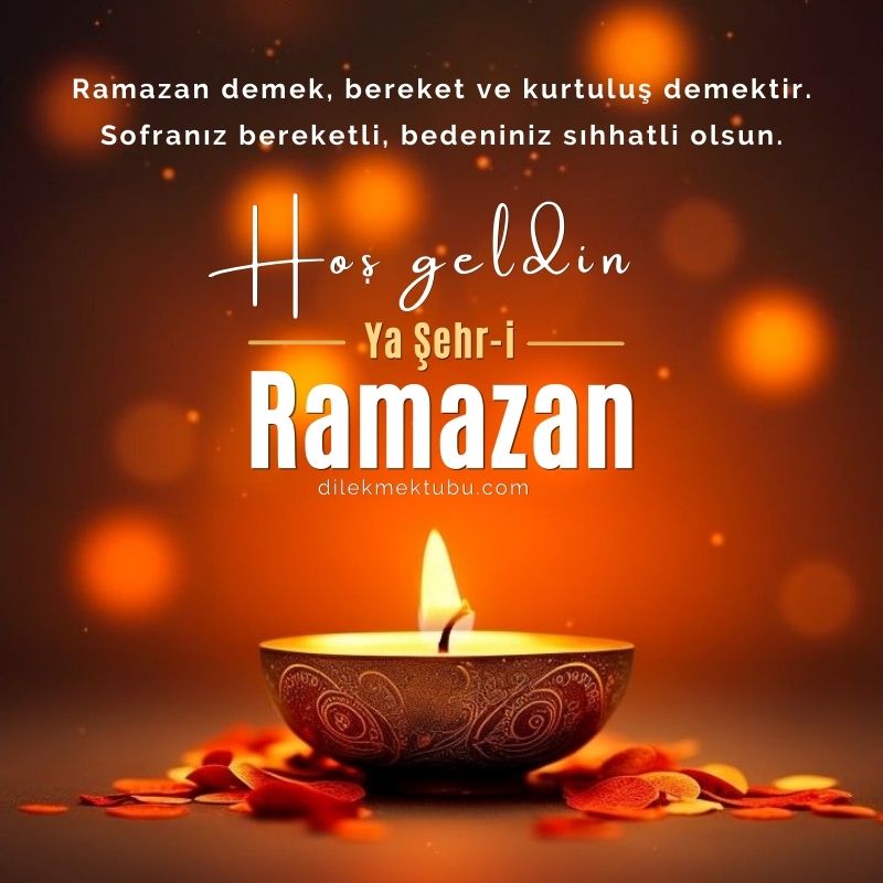 Hoş geldin Ramazan